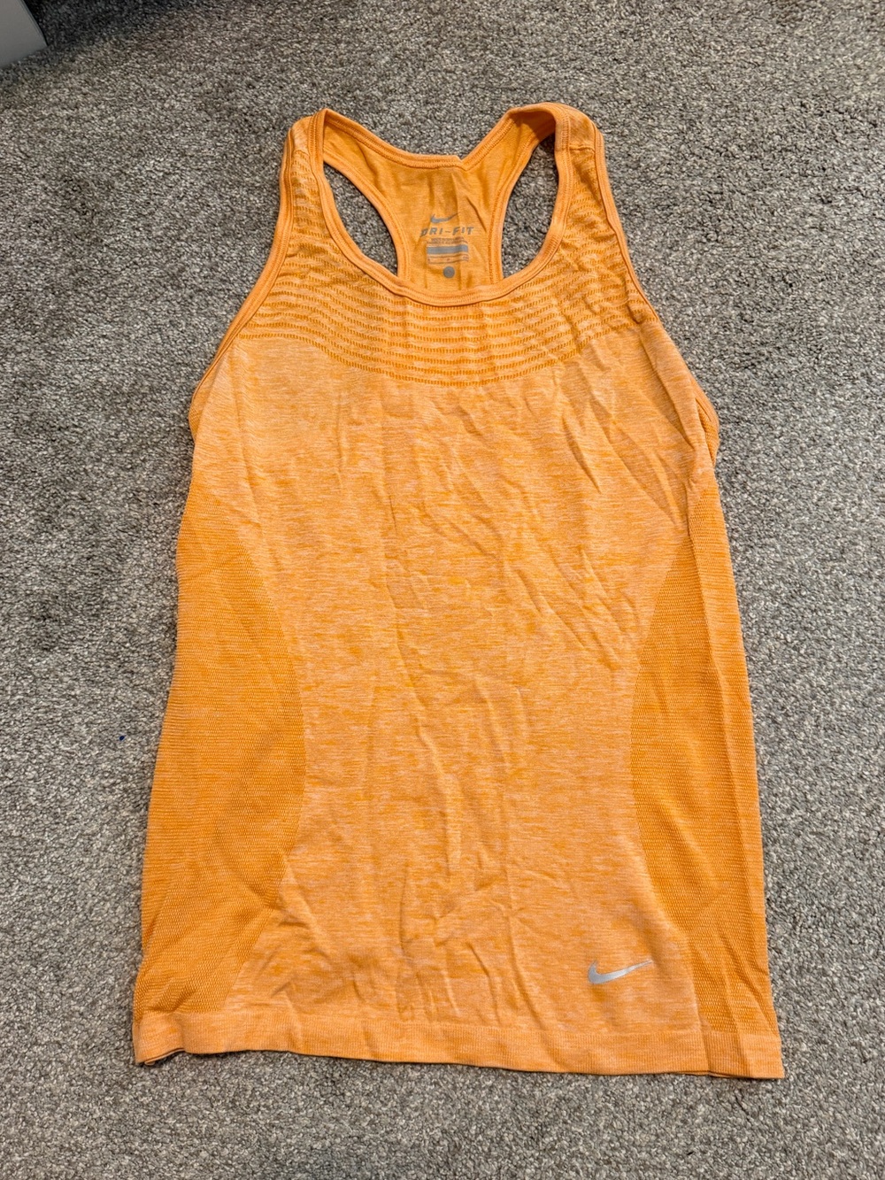 Nike Women's Orange Athletic Racerback Tank